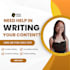 write your website content