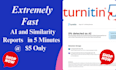 issue plagiarism and ai detection reports in 10 minutes