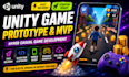 develop unity game prototype, mvp, or hyper casual games