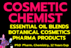 b formulate chemist for organic cosmetics and essential oil blends