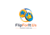 design masterfully refined flip logo