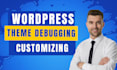 fix wordpress theme error and customize wordpress theme