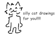 make a silly little cat drawing for you