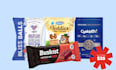 do food packaging design, protein bar, snack label design