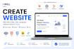 build a dynamic website with php, html, css, tailwind and javascript