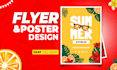 do flyer design brochure poster design real estate event creative business flyer
