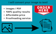 convert your images to text