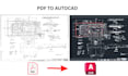 convert PDF or sketch to autocad drawing structural civil