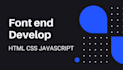 be your front end developer with html css javascript react