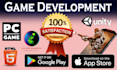 do game development with unity engine for mobile, PC and web