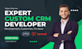 be develop custom CRM software , erp and HR management web software