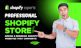 setup, design and redesign shopify store and shopify dropshipping stores