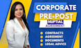 write corporate, pre and post nuptial agreements