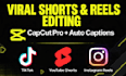 edit viral shorts and reels with auto captions and subtitles