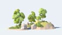 create low poly models