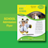 urgent business flyer, poster, real estate flyer design with 8 hours