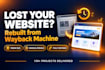 manually rebuild website from wayback machine archive org into wordpress