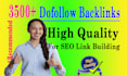 build high quality dofollow backlinks for SEO link building