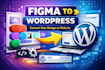 create a wordpress website design or figma to wordpress using elementor