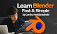 teach blender 3d via online lessons and recorded tutorials