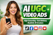 create ai commercial videos , ai product video for social media ads