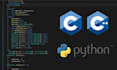 do c, cpp, python programming and coding