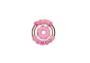 design acknowledged and trusted pops donuts logo