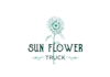 design masterfully refined sun flower truck logo