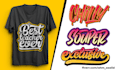 create custom typography t shirt font logo and text design