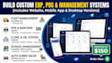 build a custom erp, pos, and management web application with pwa