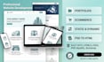 create professional dynamic,static website using html css php mysql