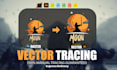 do vector tracing, vectorize raster image to vector image