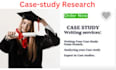 research on qualitative, quantitative analysis and case study