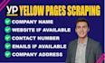 scrape yellow pages for b2b business lead generation