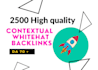 create high da 2500 contextual website seo dofollow backlinks
