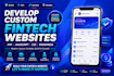 develop custom fintech websites PHP javascript CSS  wordpress