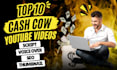 create cash cow videos, professional top 10 video editing and youtube automation