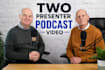 a professional two presenter podcast video