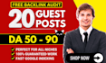 write and publish high da guest post with SEO dofollow backlinks