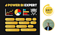be your power bi expert for dashboards and reports