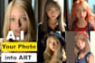 professional ai generated image creation from your photo