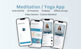 develop cross platform meditation app, yoga app