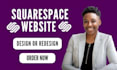 build squarespace website design, redesign squarespace, website development
