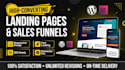 design a high converting landing page sales funnel or wordpress website