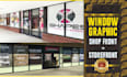 do shop front or storefront window graphics, window sticker, signage, decal
