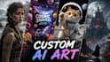 create unique ai graphics and artwork polished in photoshop