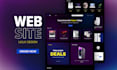 design creative web UI UX and website landing page