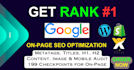 do complete on page SEO optimization service for google ranking