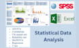do statistical data analysis using spss, excel