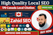 do top 300 canada high quality local citation and business listing